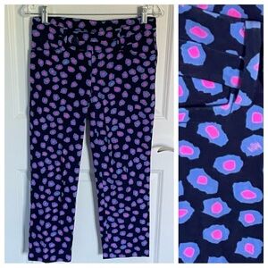 Lilly Pulitzer luxury Spotted Capri Pants Size 2 47301
